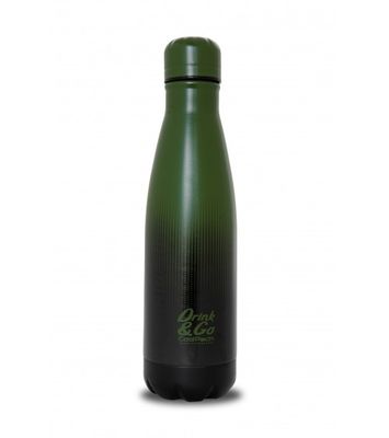 BOTELLA TÉRMICA COOLPACK VERDE DEGRADADA 500 ML ACERO INOXIDABLE 