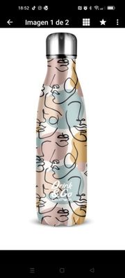 BOTELLA TÉRMICA COOLPACK ART DECO 500 ML ACERO INOXIDABLE 