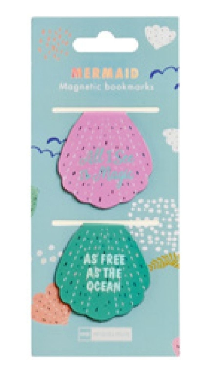 PUNTOS DE LIBRO SIRENA MIQUEL RIUS CON FRASE EN INGLÉS SIRENITA punto marcapáginas 