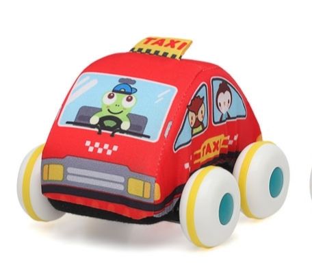 COCHE JUGUETE TAXI BLANDITO KIOKIDS BEBÉ 