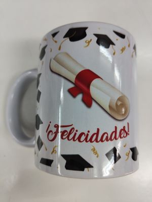 TAZA GRADUACIÓN FELICIDADES 