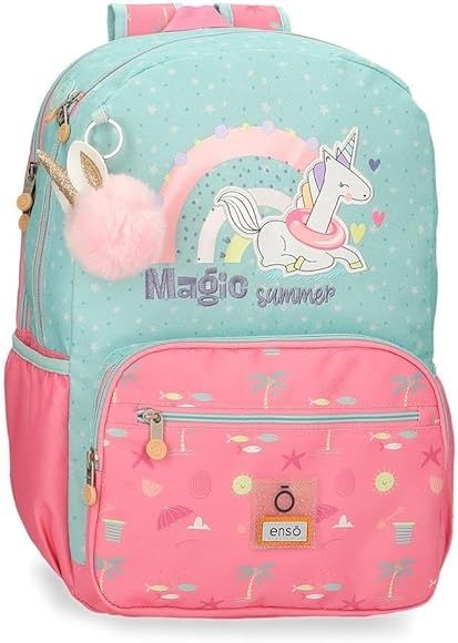 MOCHILA UNICORNIO ENSO MAGIC SUMMER 42 cm ADAPTABLE A CARRO 