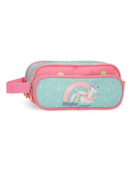 ESTUCHE PORTATODO UNICORNIO ENSO MAGIC SUMMER TRES CREMALLERAS