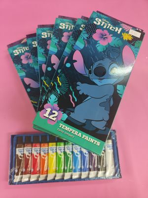 STITCH TEMPERA TUBO 12 COLORES COOLPACK Escolar 