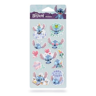 STITCH STICKERS DISNEY holograma pegatinas relieve efecto 3D.
