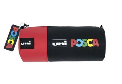 ESTUCHE PORTATODO POSCA REDONDO ROJO 