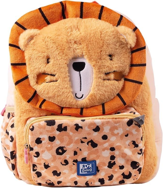 MOCHILA PELUCHE INFANTIL OXFORD TIGRE NARANJA 