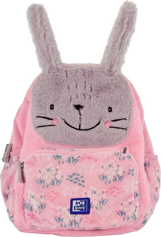 MOCHILA PELUCHE INFANTIL OXFORD CONEJO ROSA