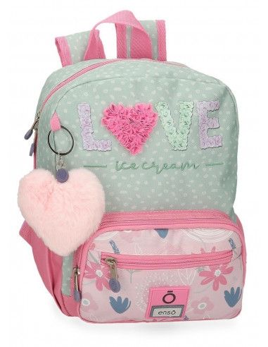 MOCHILA 28 CM ENSO LOVE  ICE CREAM INFANTIL 