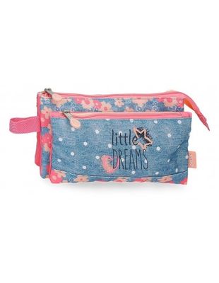 ESTUCHE PORTATODO TRES CREMALLERAS ENSO LITTLE DREAMS