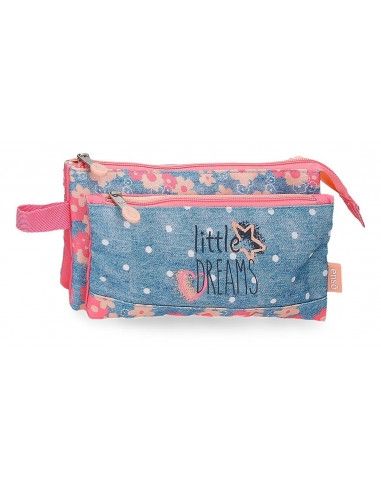 ESTUCHE PORTATODO TRES CREMALLERAS ENSO LITTLE DREAMS