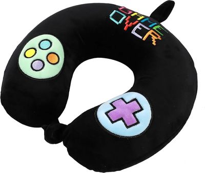 COJIN CERVICAL VIAJE PLAY  almohada CUELLO controlador gamer SQUISHY peluche 