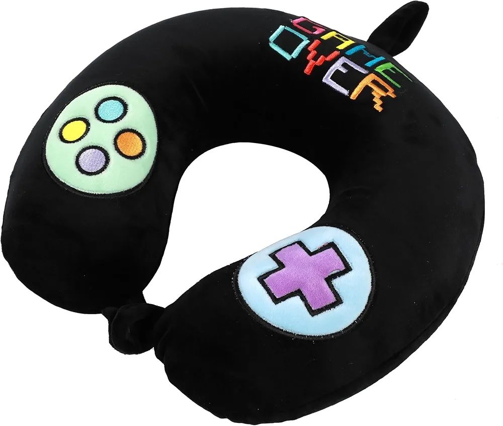 COJIN CERVICAL VIAJE PLAY  almohada CUELLO controlador gamer SQUISHY peluche 