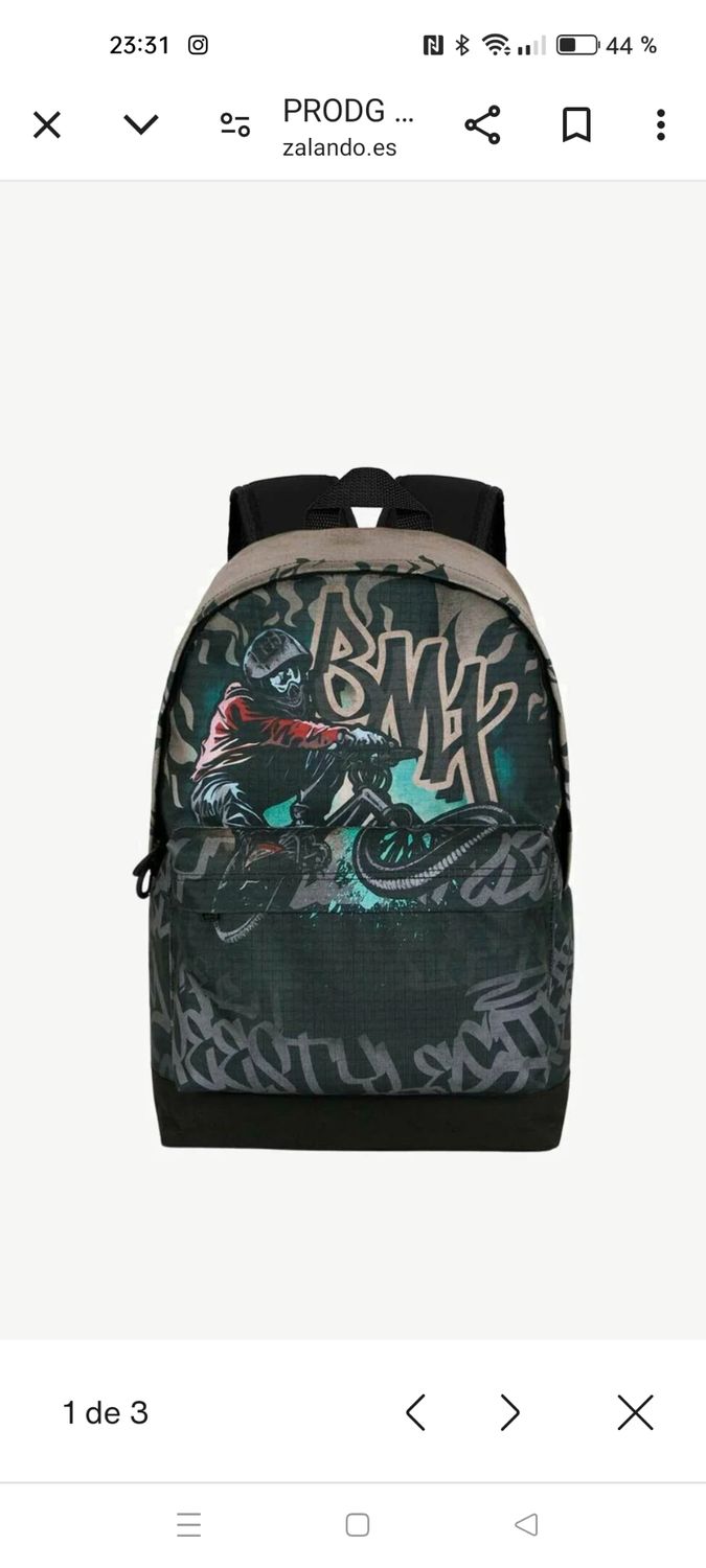 MOCHILA HS URBANA BIKE BMX KARACTERMANIA tamaño carpeta 