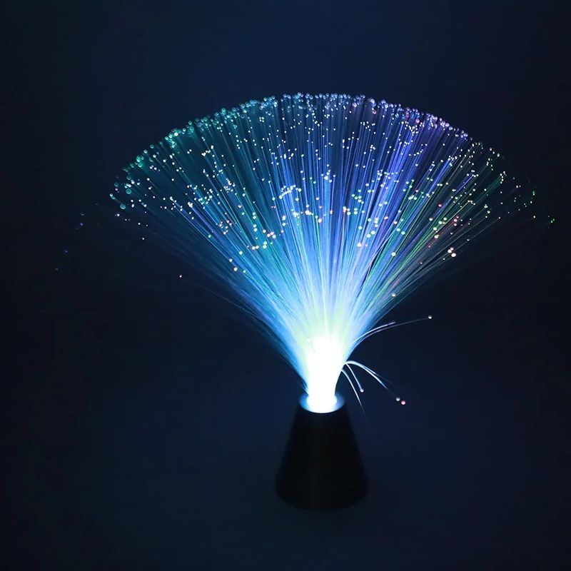 ADORNO DE LUCES DE FIBRA ÓPTICA QUE CAMBIAN DE COLOR LED I TOTAL 