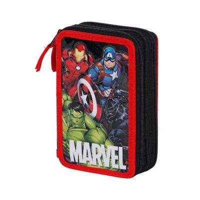 PLUMIER AVENGERS MARVEL TRIPLE KARACTERMANIA TRES APARTADOS 