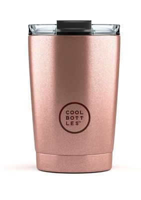 VASO TÉRMICO THE TUMBLER - METALLIC ROSE 550 ML. COOL BOTTLES TAZA TÉRMICA 