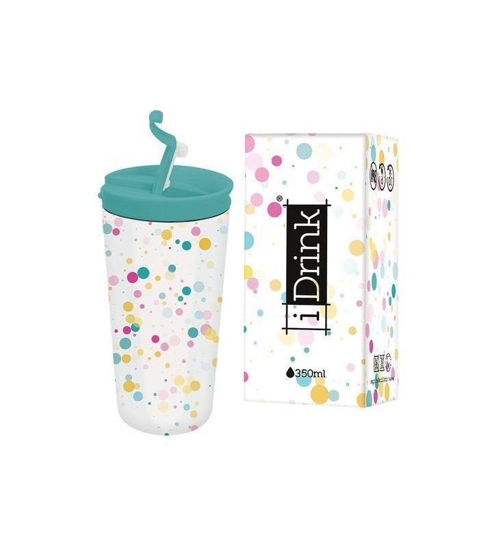 REBAJAS OUTLET TAZA TÉRMICA BURBUJAS I DRINK -25% 350ML VASO TÉRMICO DE VIAJE 