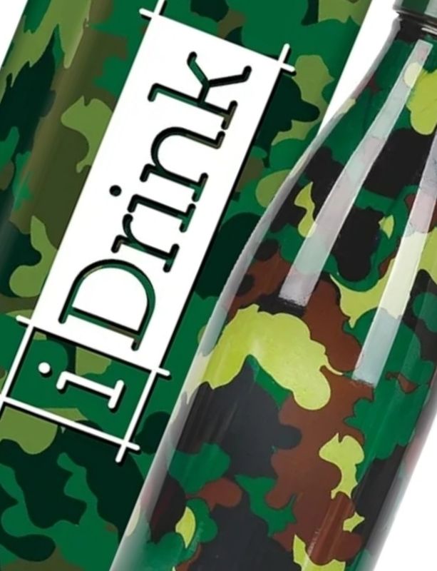 BOTELLA TÉRMICA CAMUFLAJE I DRINK 500ml acero inoxidable 