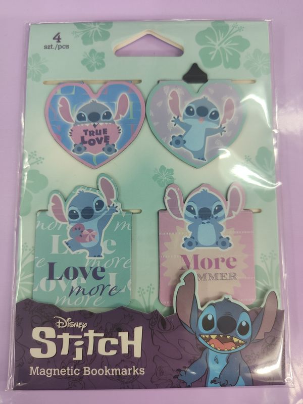 STITCH PUNTOS DE LIBRO IMANTADOS PUNTO MARCAPÁGINAS 