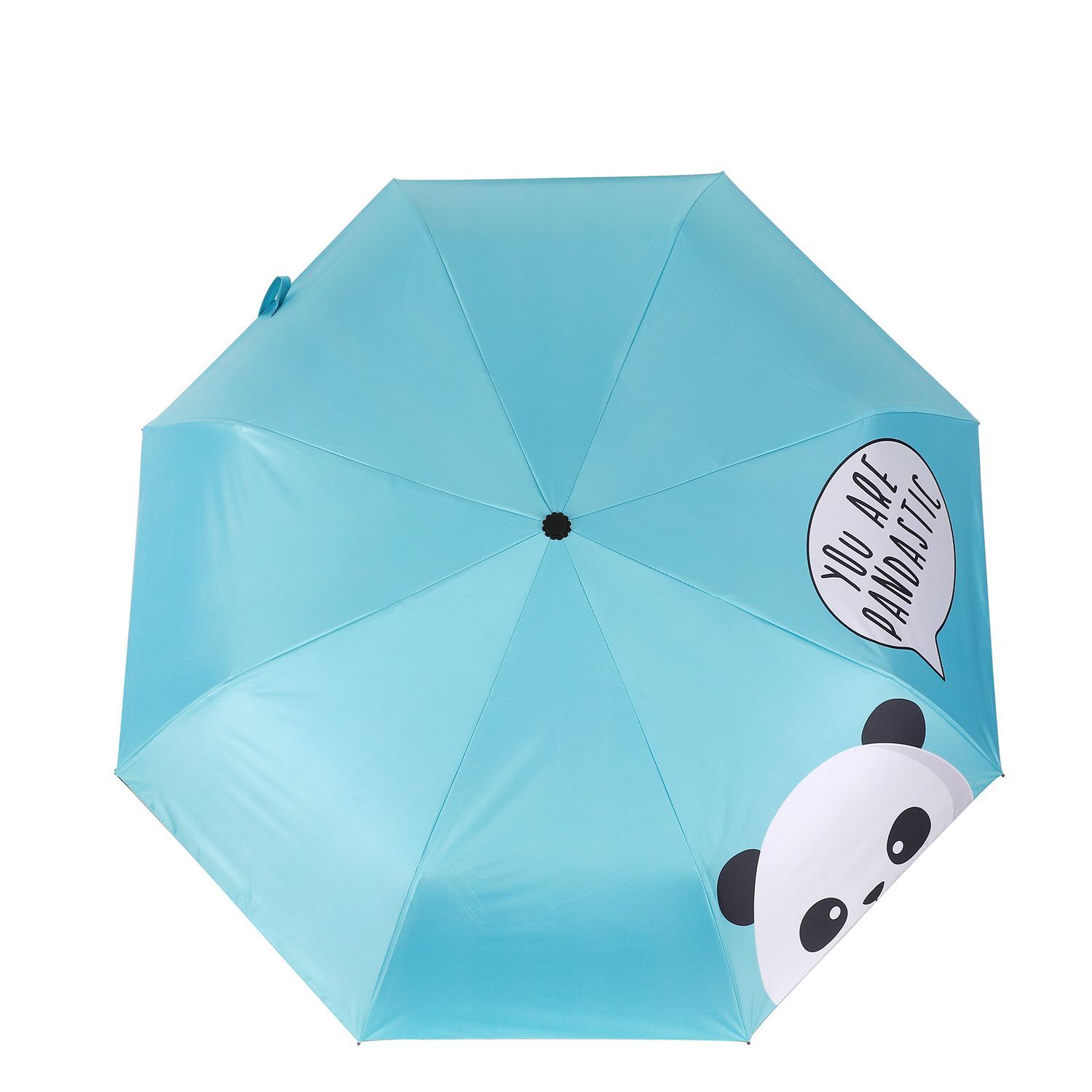 PARAGUAS PANDA PLEGABLE I TOTAL automático abre y cierra oso panda PARAGUAS PANDA PLEGABLE I TOTAL automático abre y cierra oso panda