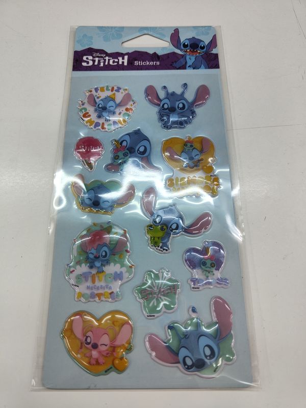 STITCH STICKERS PEGATINAS RELIEVE 3D