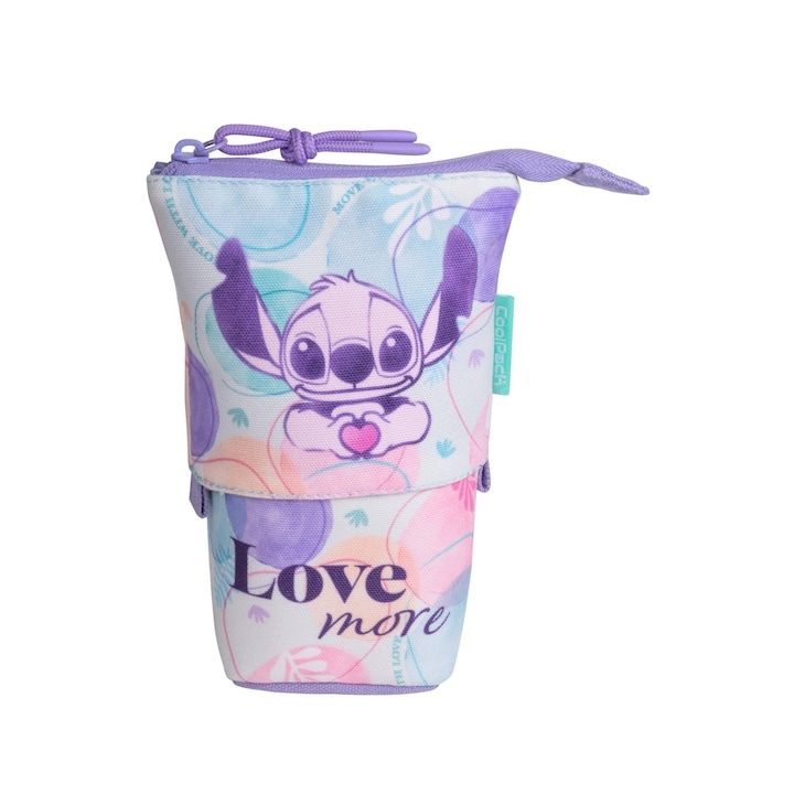 ESTUCHE PORTATODO STITCH MONA COOLPACK portalápices 