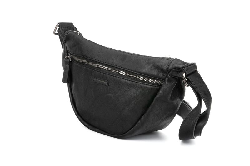 BOLSO BANDOLERA MUJER STAMP NEGRO REBAJAS OUTLET 