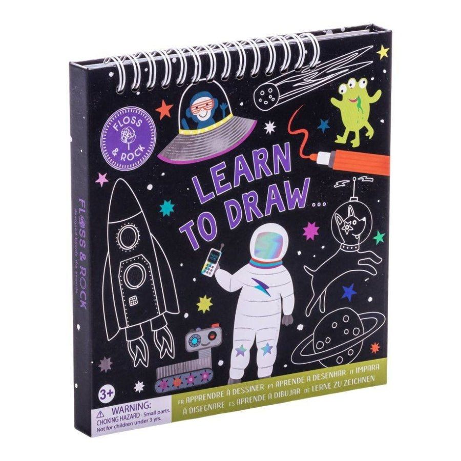 LIBRO APRENDER A DIBUJAR ESPACIO FLOSS & ROCK CUENTO pintar y colorear infantil 