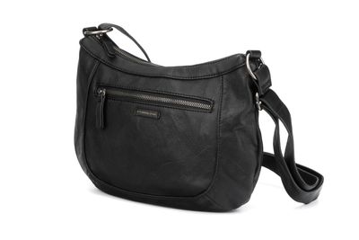 REBAJAS OUTLET BOLSO BANDOLERA MUJER STAMP ECO PIEL NEGRO 