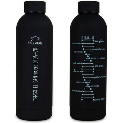 BOTELLA TÉRMICA GEN VIAJERO DRD4 PEPITA VIAJERA 500ML ACERO INOXIDABLE 