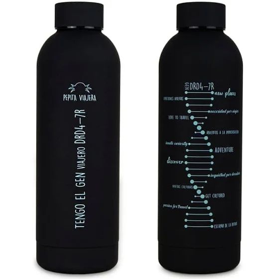 BOTELLA TÉRMICA GEN VIAJERO DRD4 PEPITA VIAJERA 500ML ACERO INOXIDABLE 