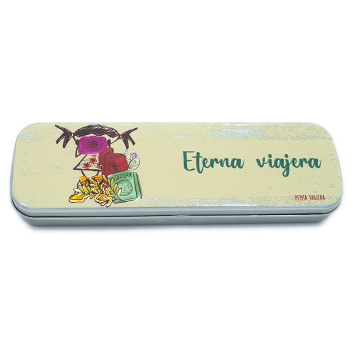 ESTUCHE METÁLICO ETERNA VIAJERA PEPITA VIAJERA ESTUCHE METÁLICO ETERNA VIAJERA PEPITA VIAJERA