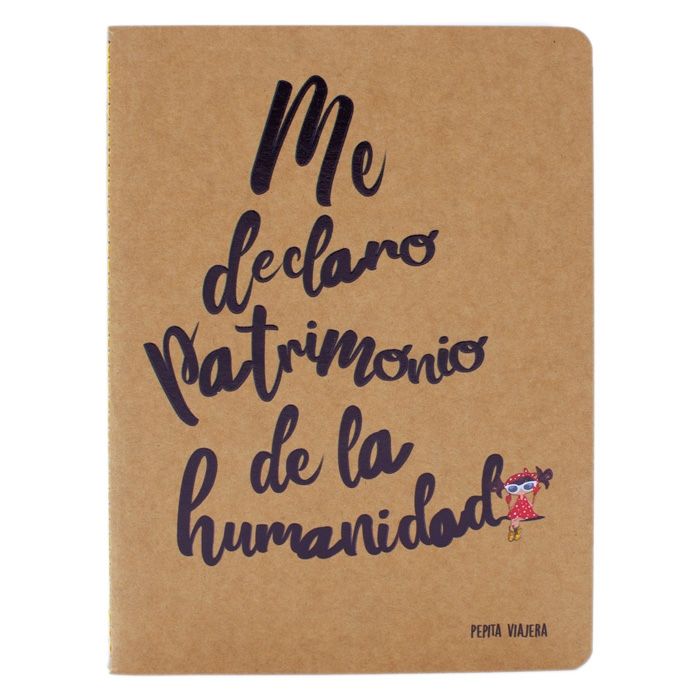 CUADERNO LIBRETA A5 KRAFT PATRIMONIO DE LA HUMANIDAD PEPITA VIAJERA KRAFT 