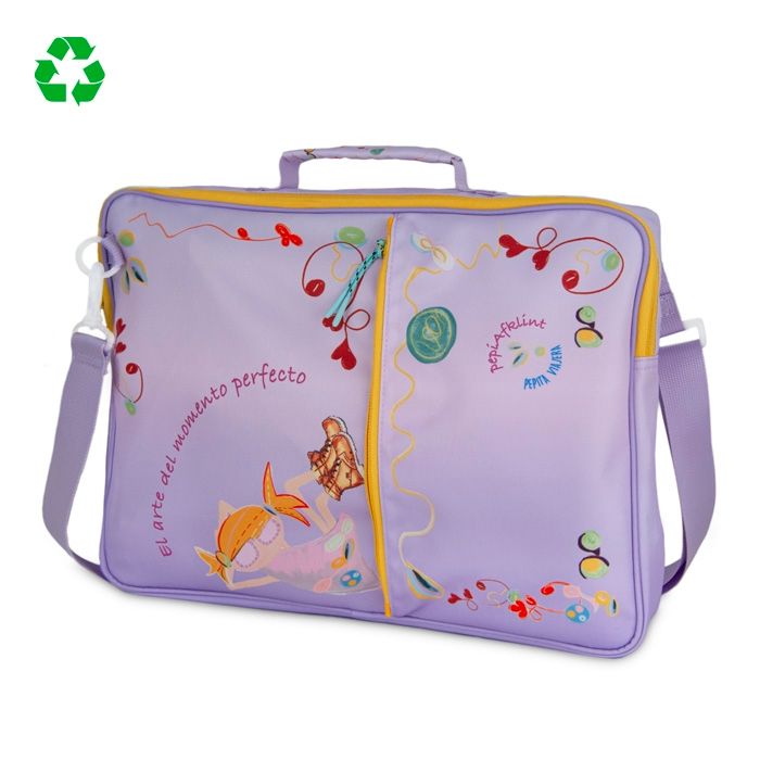 MOCHILA BANDOLERA EXTRAESCOLARES PEPITAFKLINT PEPITA VIAJERA tamaño carpeta 