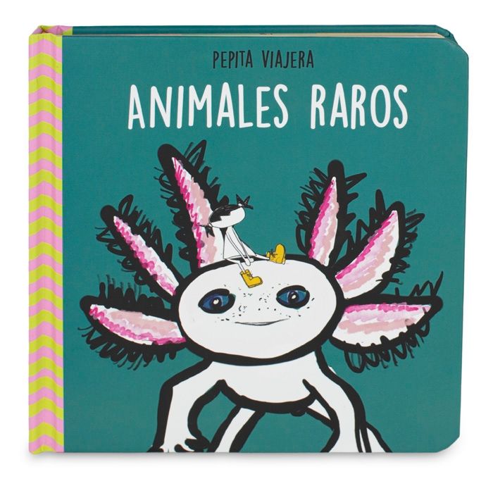 LIBRO EDUCATIVO ANIMALES RAROS PEPITA VIAJERA 