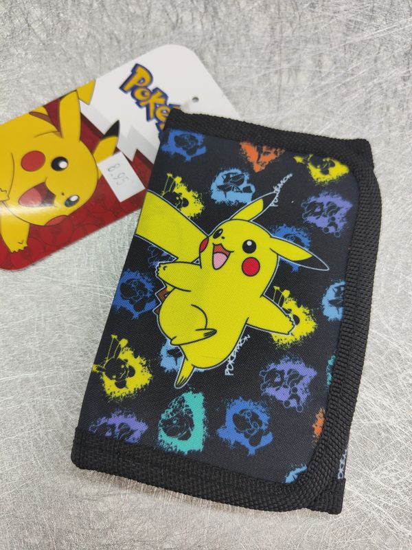 CARTERA BILLETERA JUVENIL POKÉMON VELCRO 
