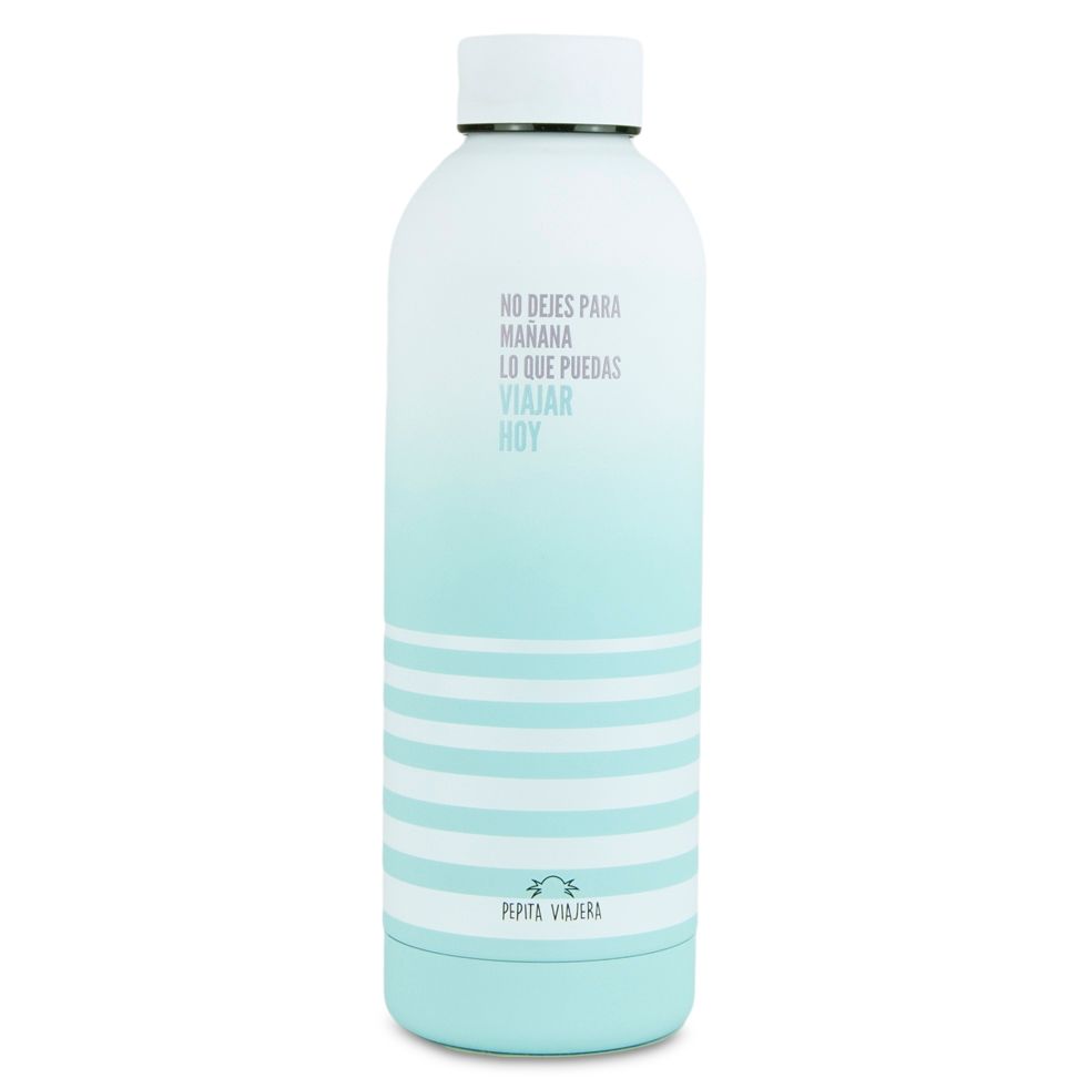 BOTELLA TÉRMICA 500ML LENGUAJE VIAJERO PEPITA VIAJERA ACERO INOXIDABLE 