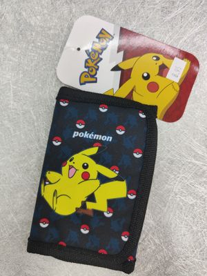 CARTERA BILLETERA JUVENIL POKÉMON VELCRO CARTERA PORTAMONEDAS 