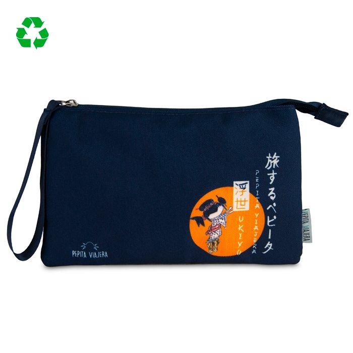ESTUCHE PORTATODO JAPÓN PEPITA VIAJERA ORGANIZADOR 