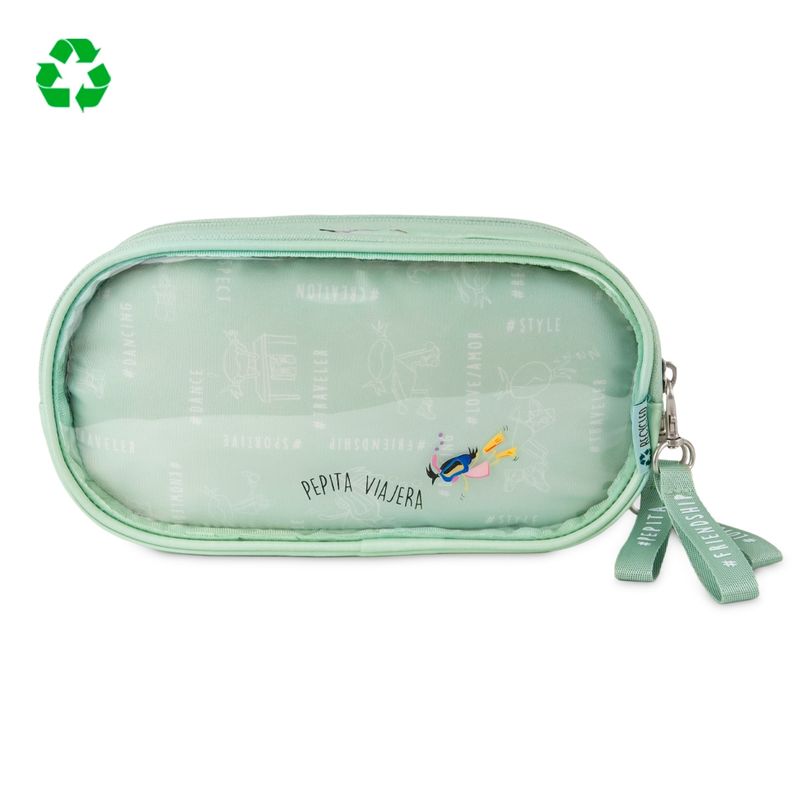 ESTUCHE PORTATODO ESCOLAR TRIPLE ACTIONS PEPITA VIAJERA 
