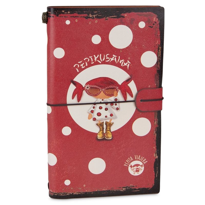 CUADERNO DE VIAJE PEPITA VIAJERA PEPIKUSAMA LIBRETA VIAJERA