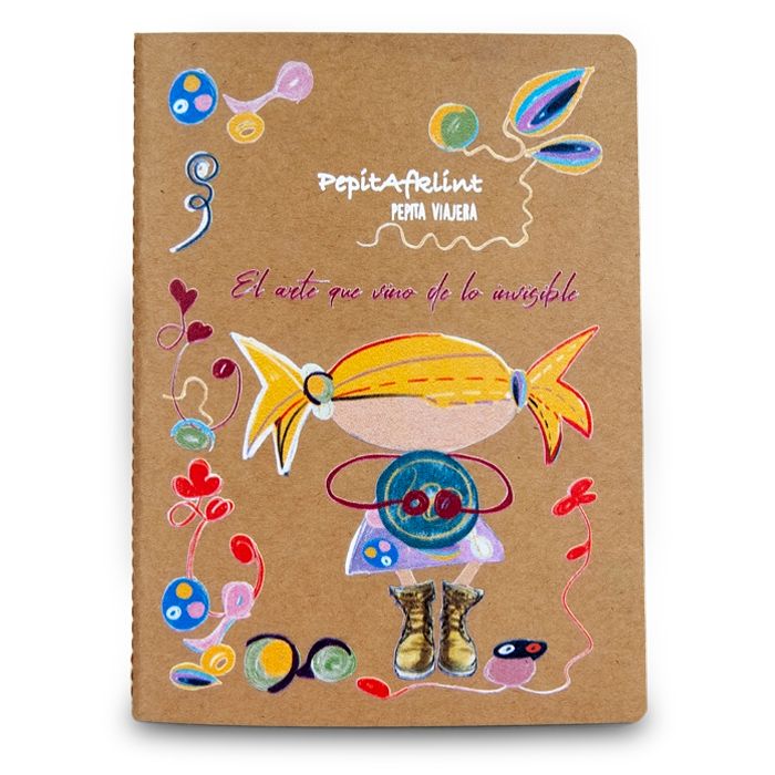 CUADERNO LIBRETA A5 KRAFT ETERNA VIAJERA PEPITA VIAJERA 