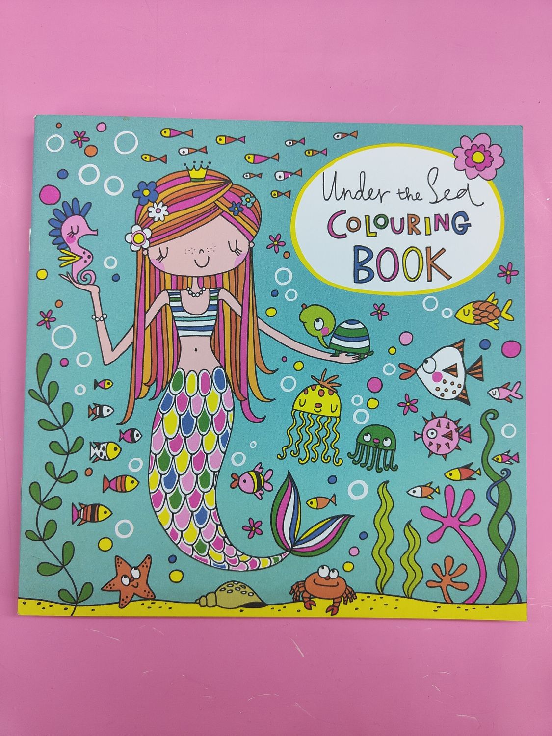 LIBRO COLOREAR SIRENAS RACHEL ELLEN CUENTO PINTAR 