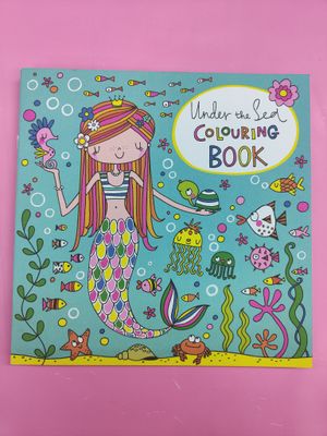 LIBRO COLOREAR SIRENAS RACHEL ELLEN CUENTO PINTAR 
