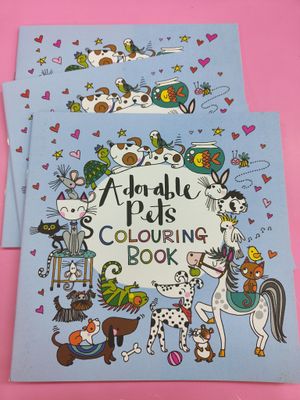 LIBRO COLOREAR MASCOTAS RACHEL ELLEN CUENTO DE PINTAR 