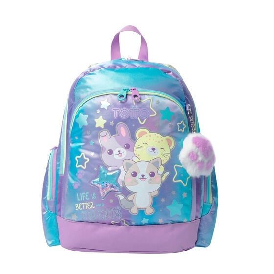 MOCHILA TOTTO FRIENDS M INFANTIL MEDIANA 