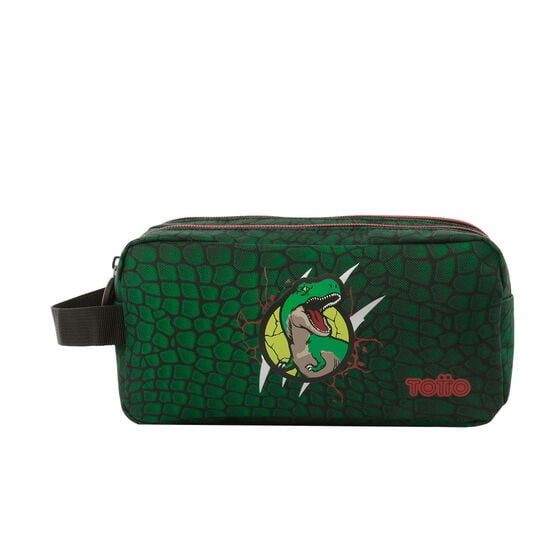 ESTUCHE TOTTO DINOSAURIO REX PORTATODO DOBLE 