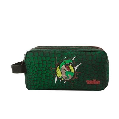 ESTUCHE TOTTO DINOSAURIO REX PORTATODO DOBLE 