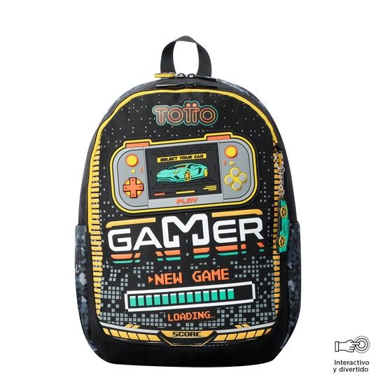 MOCHILA TOTTO BEST GAME JUVENIL MEDIANA 